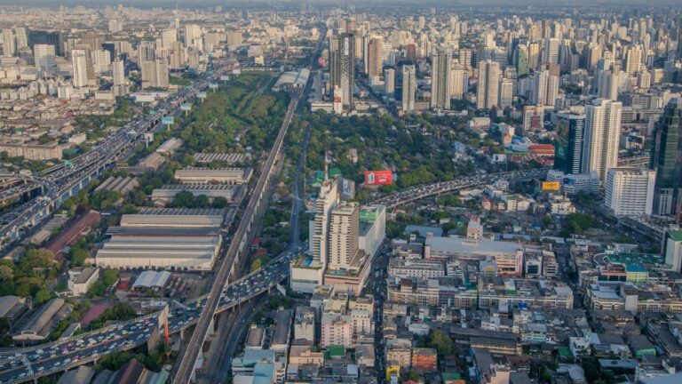 cidade vista de cima